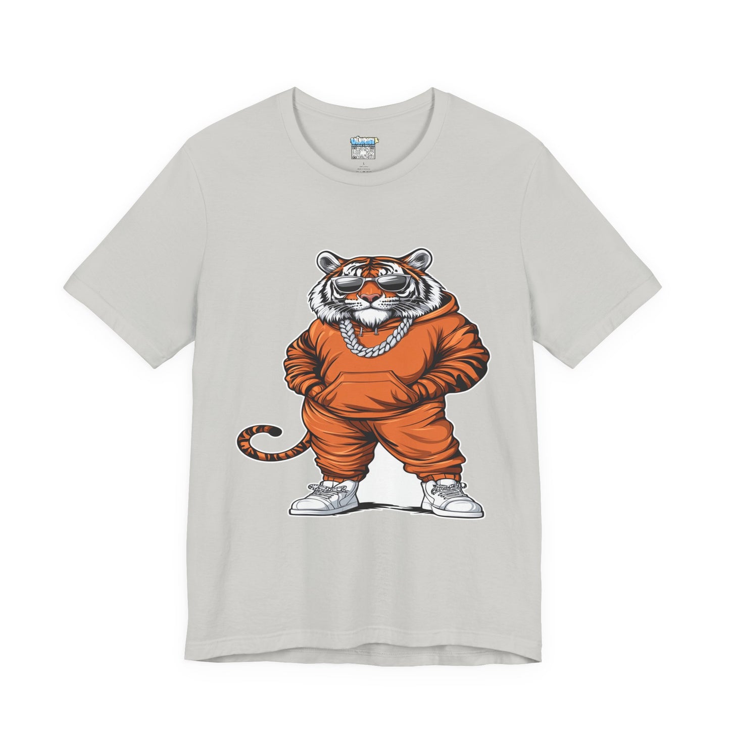 Cool Cat Graphic Tee - Jersey Short Sleeve T-Shirt for Animal Lovers