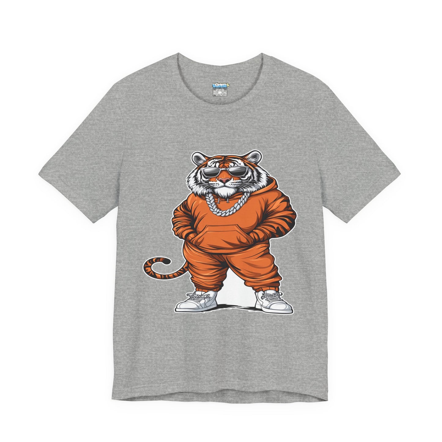 Cool Cat Graphic Tee - Jersey Short Sleeve T-Shirt for Animal Lovers