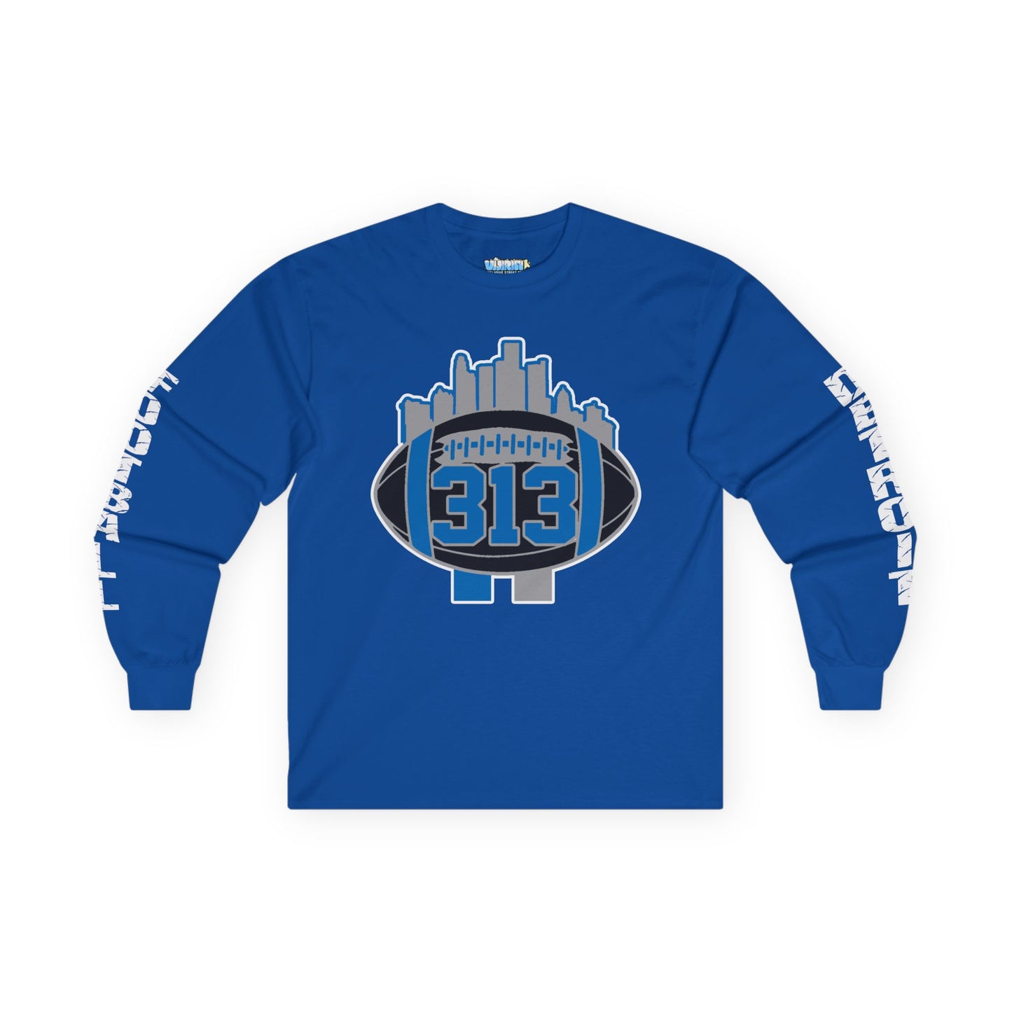 313 Foot ball new Lion color Long Sleeve Tee