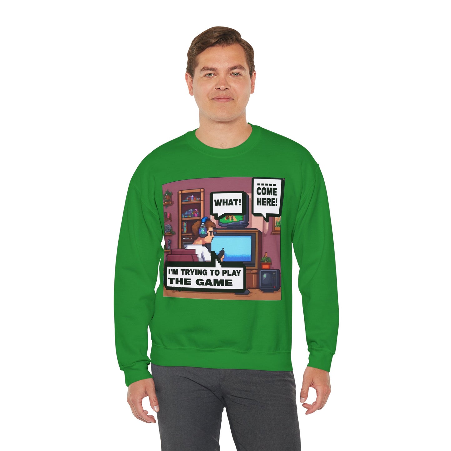 I'm trying to play the game v2 Crewneck Sweatshirt