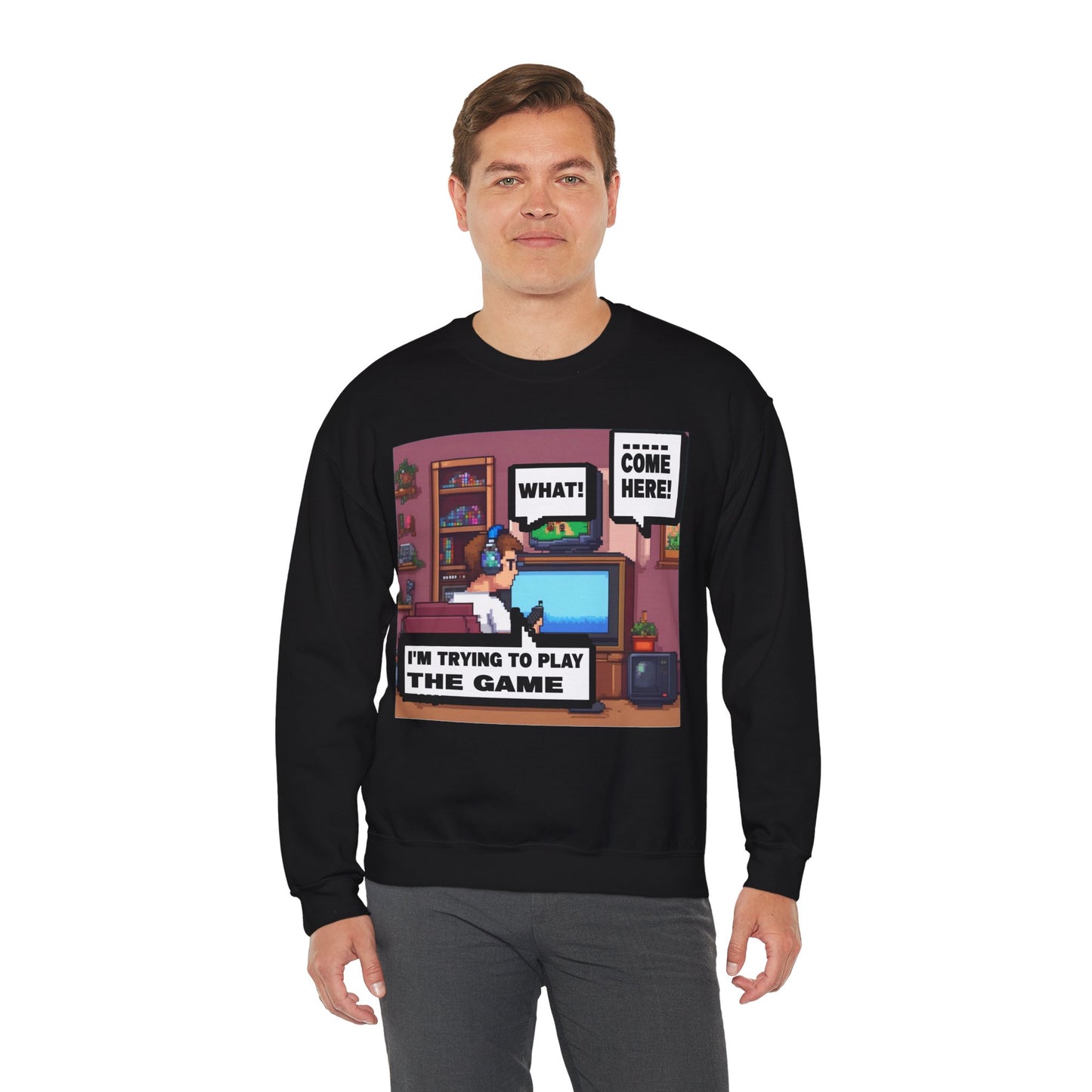 I'm trying to play the game v2 Crewneck Sweatshirt