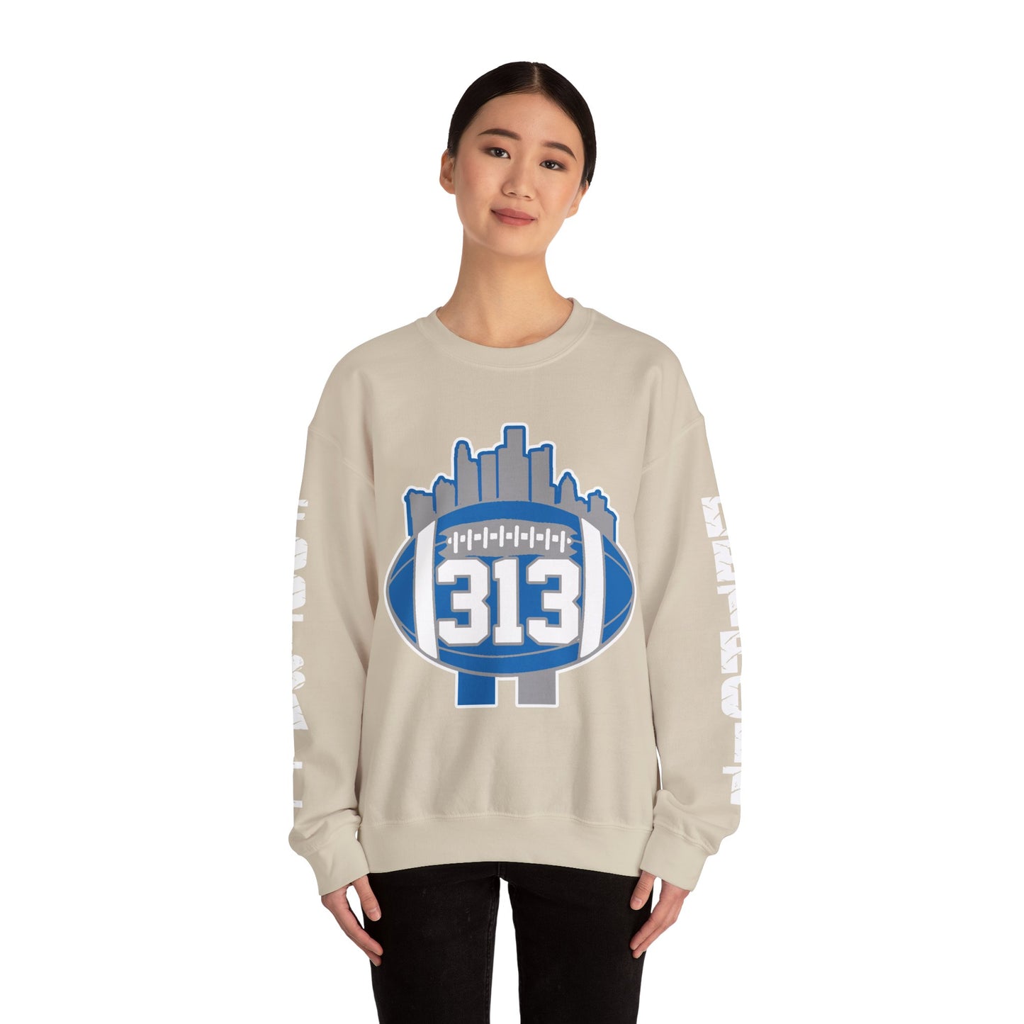 313 foot ball Crewneck Sweatshirt