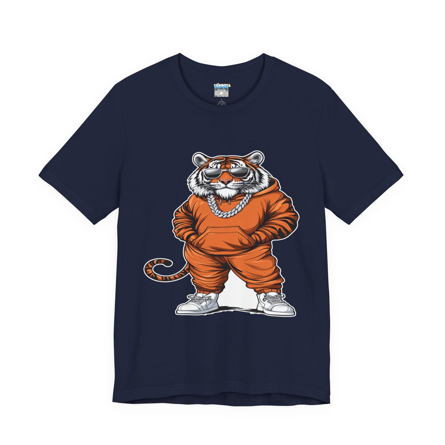 Cool Cat Graphic Tee - Jersey Short Sleeve T-Shirt for Animal Lovers
