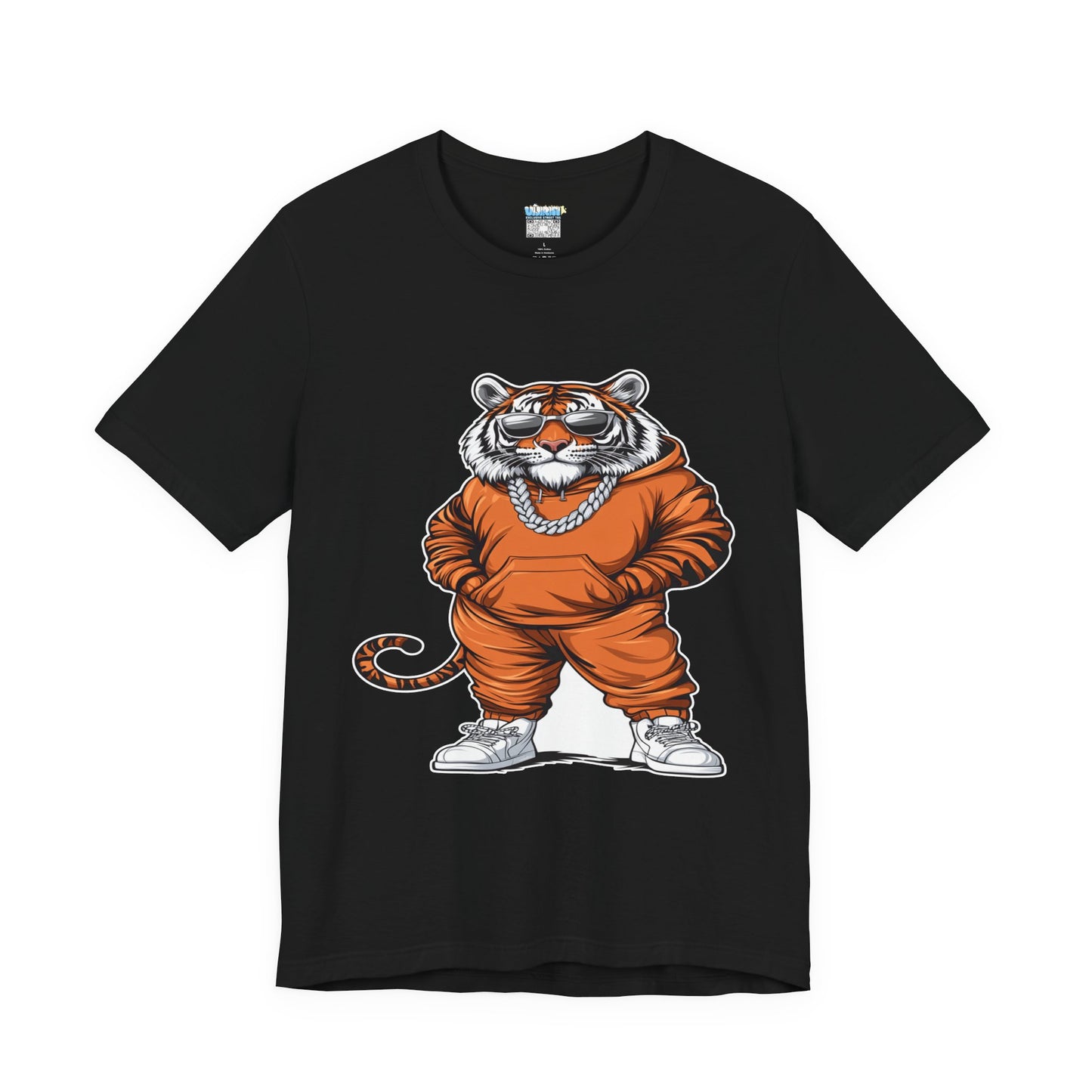 Cool Cat Graphic Tee - Jersey Short Sleeve T-Shirt for Animal Lovers